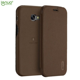 Gambar Lenuo Luxury Soft Leather Ultra Thin Flip Cover Case with Card Bagfor Samsung Galaxy A5 2017 (5.2 Inch)   intl