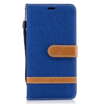 Gambar Lg k8 k350n denim kain pria dan wanita clamshell set ponsel shell shell pelindung