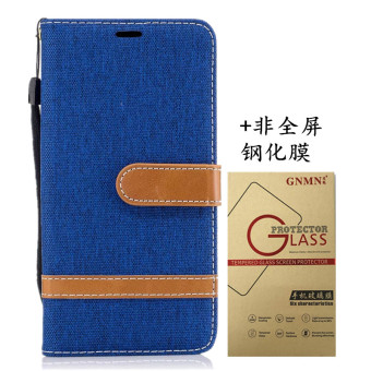 Gambar Lg k8 k350n denim kain pria dan wanita clamshell set ponsel shell shell pelindung