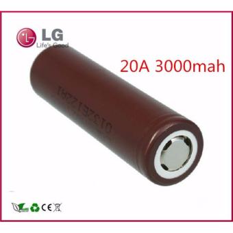 Gambar LG Original Battery Baterai Vape Vapor HG2 3000mAh 20A   18650