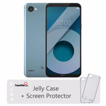 Gambar LG Q6   FULL VISION   3GB RAM   LTE   32GB   Ice Platinum   Free Jelly Case   Screen Protector
