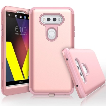 Gambar LG V20 Case, Heavy Duty High Impact Defense Shield Hard PC OuterShell with Inner Soft Rubber Hybrid 3 in 1 Combo Full body ArmorProtective Case   intl