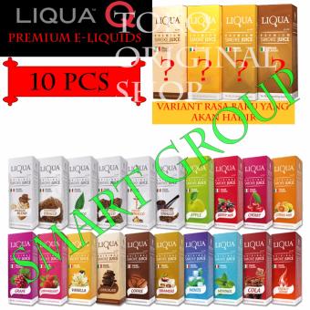 Gambar Liqua Premium Italian Flavour E liquids Refill 10ml 0mg Nicotin  10 Pcs