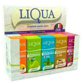 Gambar Liquid Liqua Italian Flavour Premium E Liquid Refill 10ml 0%Niccotine rokok elektrik random