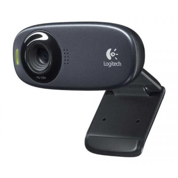 Logitech C310 Webcam-Hitam-USB 2.0 WEBCAM C310 HD 720 P W/MIC/5MP KAMERA/ 5FT USB 2.0 CABL XP/VISTA/7-Intl