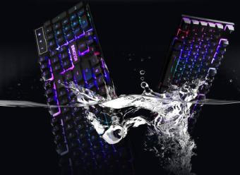 LOLCF Backlit Gaming Computer Luminescence Mechanical Touchnotebook External USB Wired Keyboard - Intl Juli 2018 - 3 LOLCF backlit gaming computer luminescence mechanical touchnotebook external USB wired keyboard - intl - 3