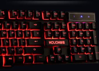 LOLCF Backlit Gaming Computer Luminescence Mechanical Touchnotebook External USB Wired Keyboard - Intl Juli 2018 - 4 LOLCF backlit gaming computer luminescence mechanical touchnotebook external USB wired keyboard - intl - 4