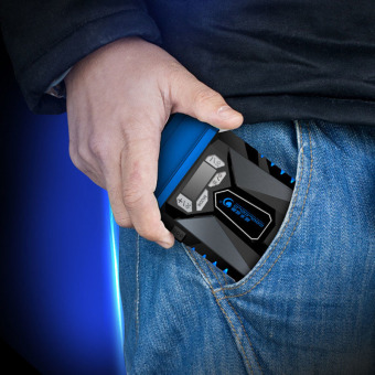 ... Low Noise Vacuum USB Cooler Mini Air Extracting Cooling Pad Fan Radiator LCD Display Adjust Speed