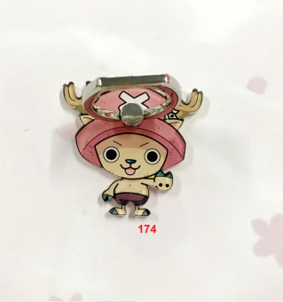 Gambar Luffy lucu stiker tongkat on iklan ponsel gesper cincin braket