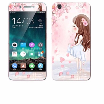 Gambar Luxury 3D Painting Front+Back Full Case Cover Color Tempered GlassCase For Vivo Y53 Screen Protector Film (Color 10)   intl