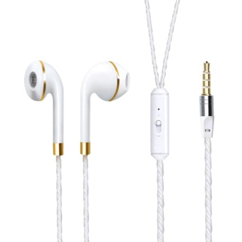 Gambar Luxury Elegant Headphones Wired Earphone Sport Earphones withMicrophone Control Bass Headset Auricolare Earbuds   intl