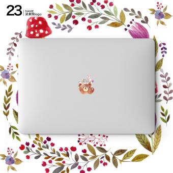 Gambar Mac apel stiker laptop foil