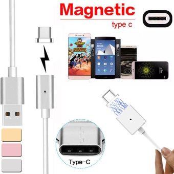 Magnetic USB Charger Cord Sync Data Cable Type-C For Android Rose Gold - intl  