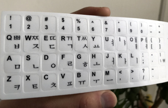 Gambar Matte merasa keyboard stiker