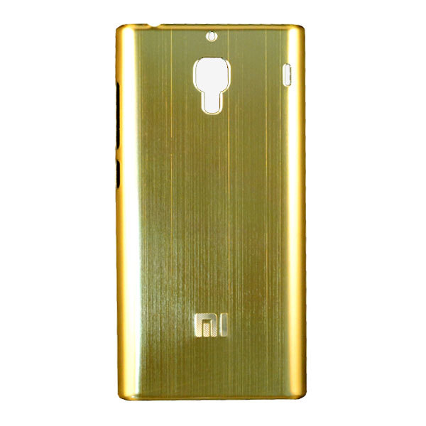 Max Xiaomi Redmi 1S Hard Super Premium Imported Fashion Cool Bumper Design Case - Gold