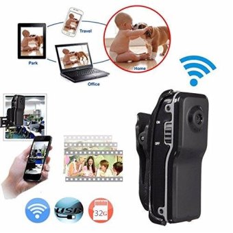 Gambar MD81S Mini Camera Wifi IP P2P Wireless Camera Secret Recording CCTV Android iOS Camcorder Video Espia Nanny Candid   intl