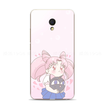 Gambar Meizu mx6 mx5 mx4pro jepang dan korea selatan angin merah muda lembut gadis telepon shell