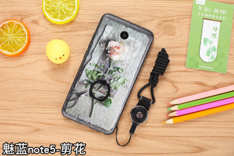 Gambar Meizu note5 rose bunga timbul shell telepon shell
