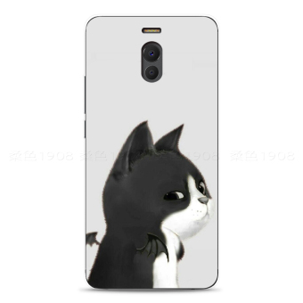 Gambar Meizu note6 kepribadian pecinta kucing telepon shell soft cover