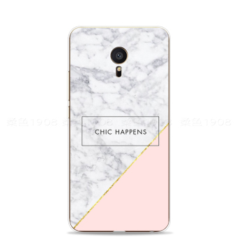 Gambar Meizu pro5 pro6 jepang dan korea selatan merah muda memukul warna marmer shell telepon