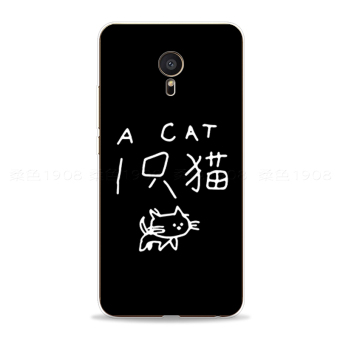 Gambar Meizu pro5 pro6 lucu graffiti anjing kucing telepon shell