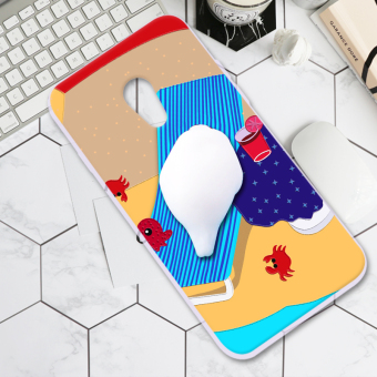 Gambar Meizu pro6 kepribadian silikon tiga dimensi dekompresi telepon shell