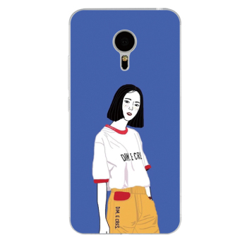 Gambar Meizu pro6s jepang dan korea selatan gadis lanyard beberapa ponsel shell silikon set