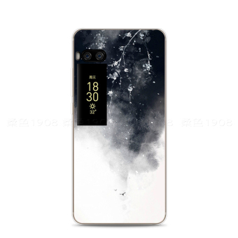 Gambar Meizu pro7 sastra lembut kompleks tinta telepon shell