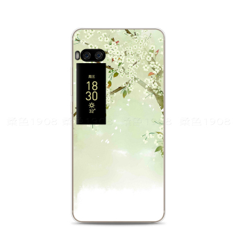 Gambar Meizu pro7 sastra lembut kompleks tinta telepon shell