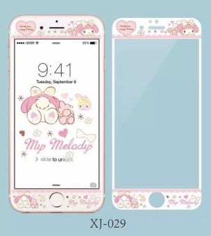 Gambar Melody iphone7 7plus lucu baja kaca pelindung layar pelindung layar pelindung layar