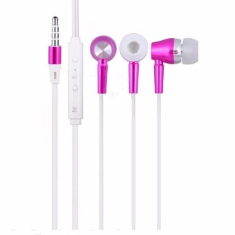 Gambar Metal luminous headphones with Mic bass music headphones   intl