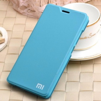 Gambar MI Flip Leather phone case For Xiaomi Redmi Note 4(Blue)   intl