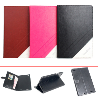 Gambar Mi stitching XIAOMI flat contrasting color leather cover protective case