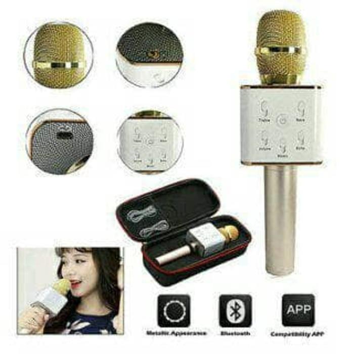 Mic Q7 Portable Wireless Karaoke Mic Bluetooth