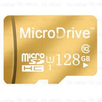 Gambar Micro Memory SD TF Card Calss 10 128GB (Gold)   intl