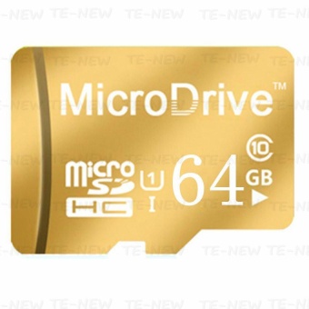 Gambar Micro Memory SD TF Card Calss 10 64GB (Gold)   intl