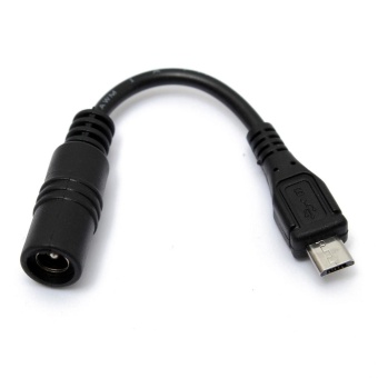 Gambar Micro USB 5 Pin Male To DC 5.5x2.1mm Female Power Supply ChargingCable Adapter   intl