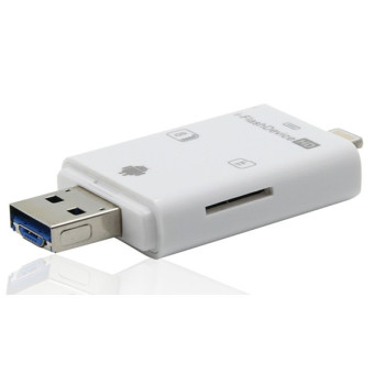 Micro USB OTG Disebut TF SD Memori Card Reader Saya Flash Driveuntuk IPhone 5S Samsung (putih) April 2019 - 5 Micro USB OTG disebut TF SD memori card reader saya flash driveuntuk iPhone 5S Samsung (putih) - 5