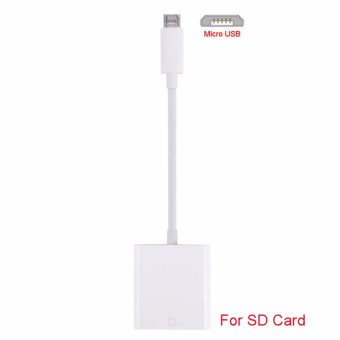 Gambar Micro USB To SD Card Reader OTG Digital Camera Data Cable ForAndroid Phone PC   intl