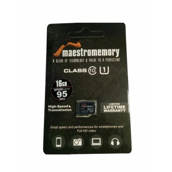 MicroSD 16GB Maestro Class 10 52MBS - Memory HP