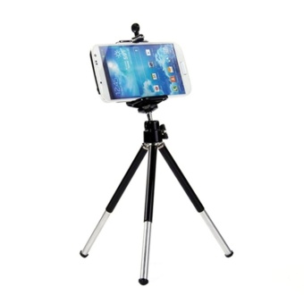 Gambar Mini 360?Fashion Rotatable Stand Tripod Mount + Phone HolderBracket For iPhone Phone Black   intl