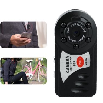 Mini Portabel P2P Wifi DV Pengintai Tersembunyi Keamanan