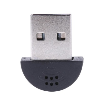 Gambar Mini USB Port Connect Driver Free Audio Adapter Microphone forNotebook PC   intl