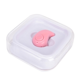 Gambar Mini Wireless Bluetooth In Ear Stereo Headset Headphone EarphoneEarpiece Pink intl