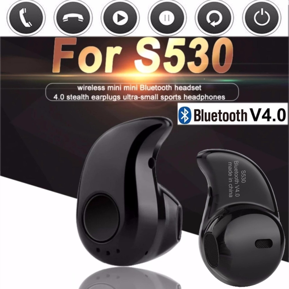 Mini Wireless In-Ear Earpiece Bluetooth Earphone S530 Hands Free Headphone Blutooth Stereo Auriculares Earbud Headset Ponsel-Intl