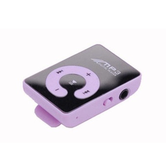 Gambar Mirror Clip USB Digital Mp3 Music Player Support 1 8GB SD TF CardPP   intl