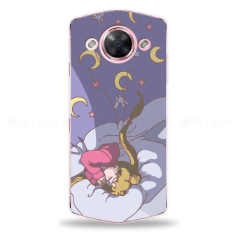 Gambar Mito mito m8 t8 jepang dan korea selatan angin ungu bantuan merayap telepon shell soft cover