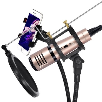 Gambar Mobile phone microphone apple android people K song live broadcastlive call microphone live   intl