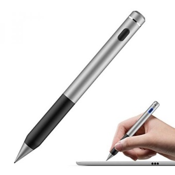 Gambar MoKo Active Stylus Pen, High Precision and Sensitivity Point 1.5mm Capacitive Stylus, for Touch Screen Devices Tablet Smartphone iPhone, iPad, Samsung (Dark Gray)   intl