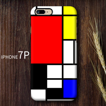 Gambar Mondrian iPhone7 7 ditambah Apple warna matte cangkang keras ponsel shell